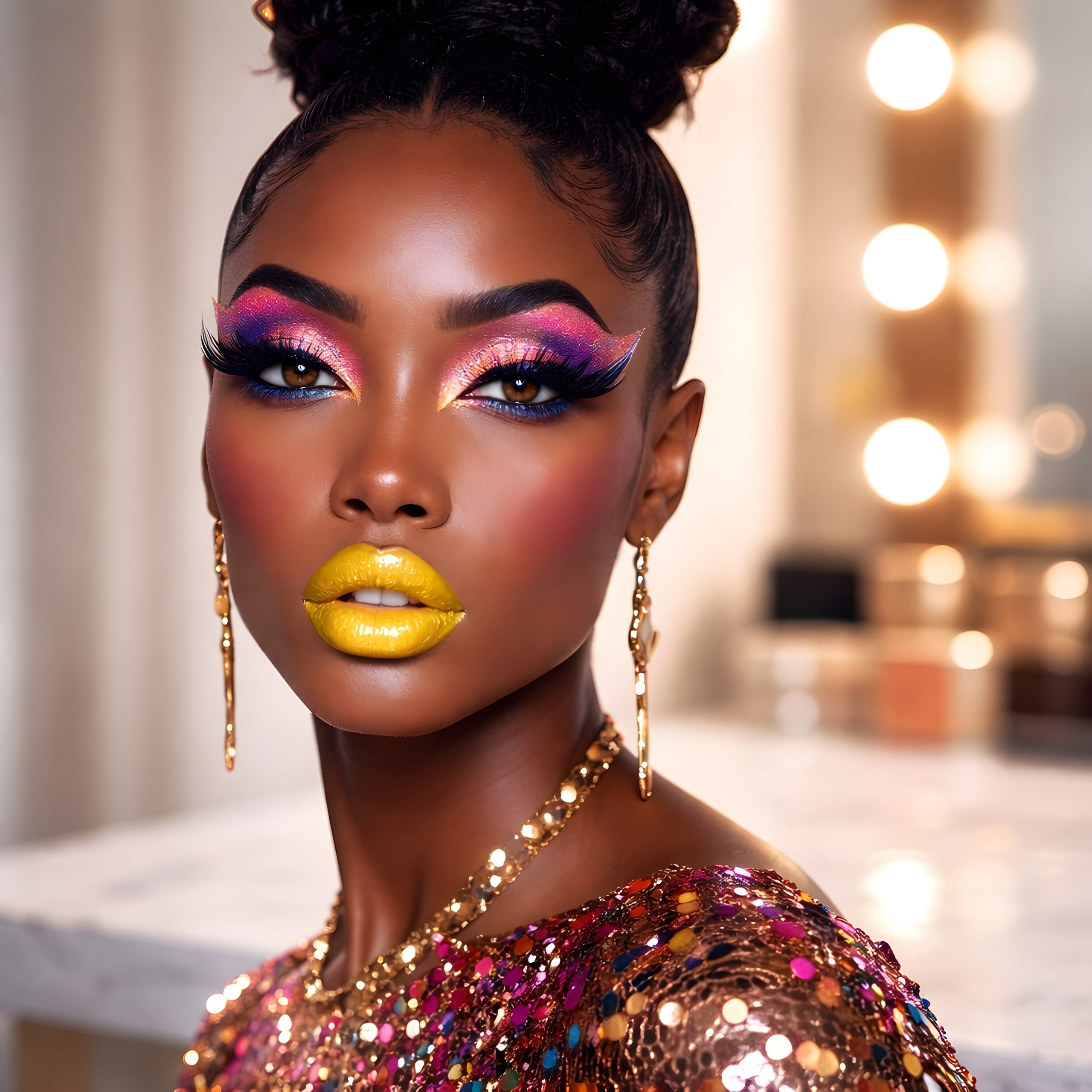 Bold Effect Lipstick - Lemon Drop (Bright Yellow)