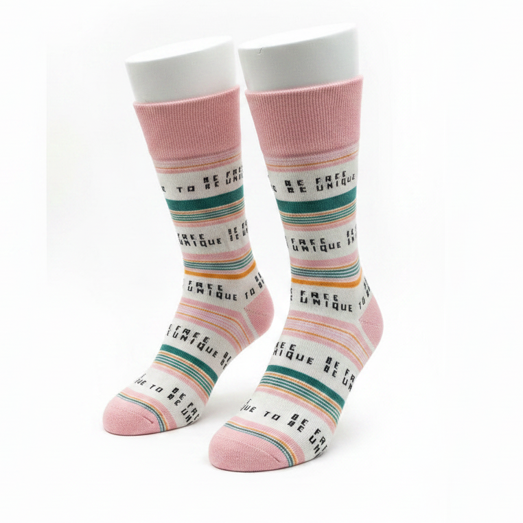 Be Free To Be Unique Socks