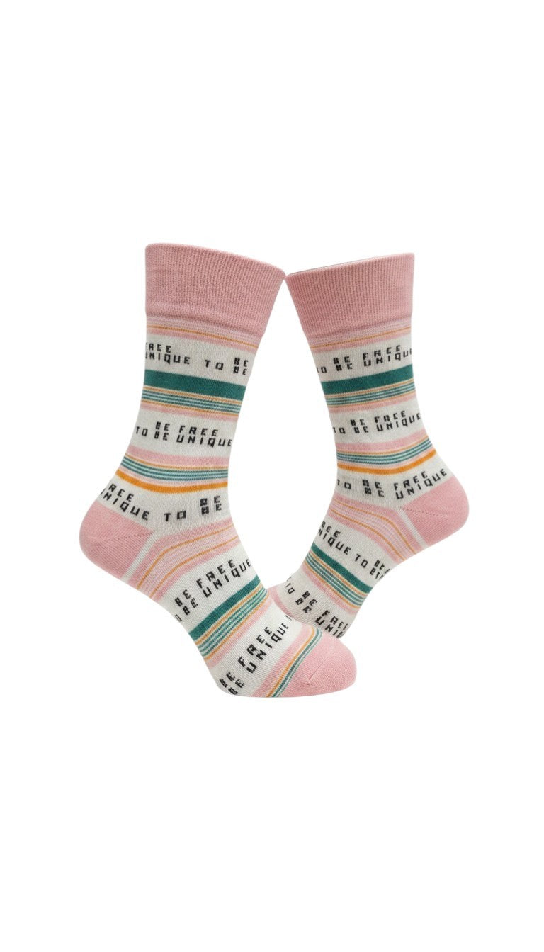 Be Free To Be Unique Socks